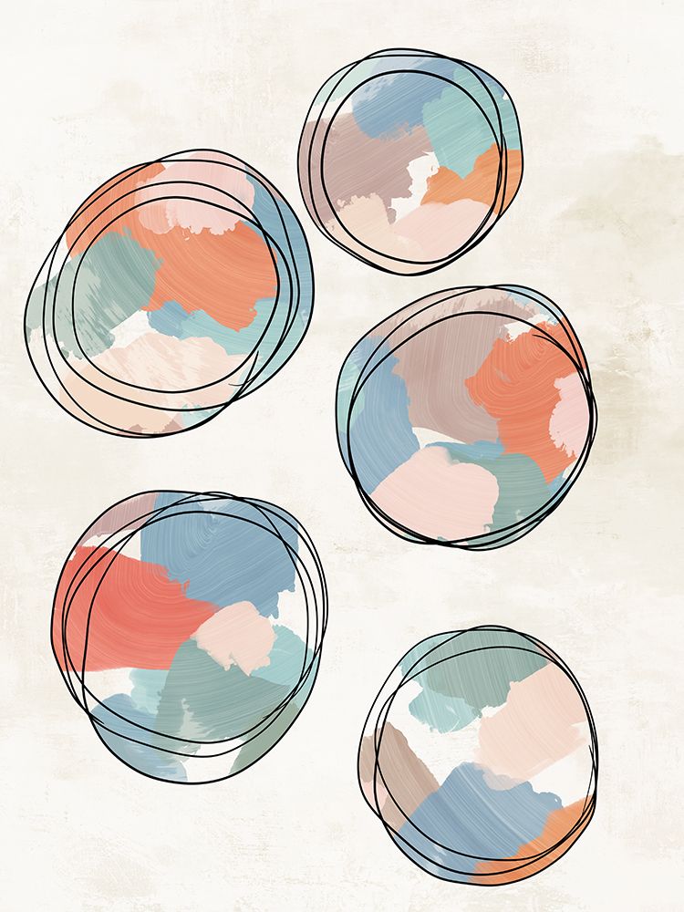 Little Orbs I art print by J:L Design for $57.95 CAD