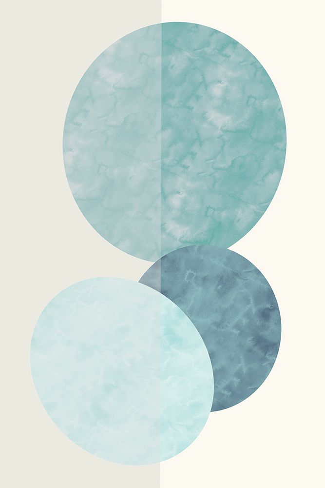 Circle Spilt I art print by J:L Design for $57.95 CAD