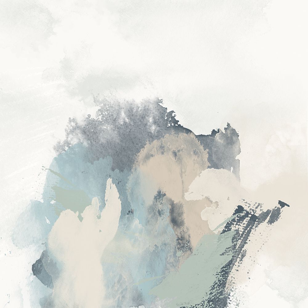 Muted Brushstrokes in Blue II art print by J:L Design for $57.95 CAD