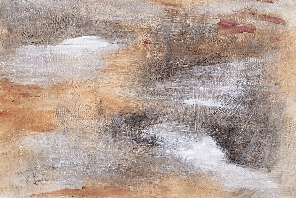 Earthy Whispers in Brushstrokes I art print by J:L Design for $57.95 CAD