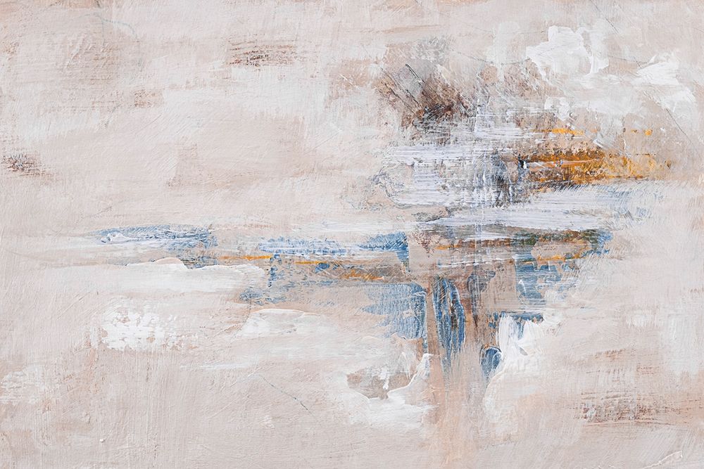 Misty Horizon with Subtle Brushstrokes I art print by J:L Design for $57.95 CAD