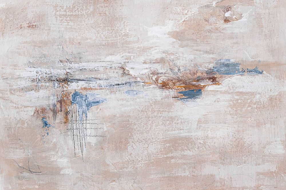 Misty Horizon with Subtle Brushstrokes II art print by J:L Design for $57.95 CAD