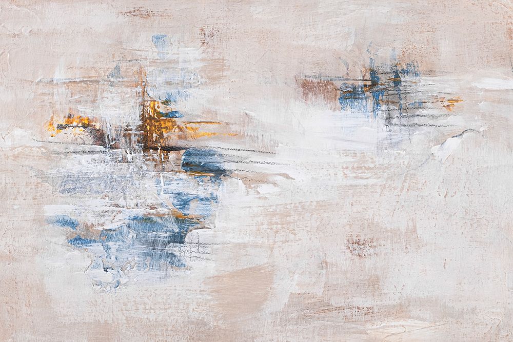 Misty Horizon with Subtle Brushstrokes IIII art print by J:L Design for $57.95 CAD