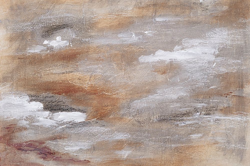Earthy Whispers in Brushstrokes II art print by J:L Design for $57.95 CAD