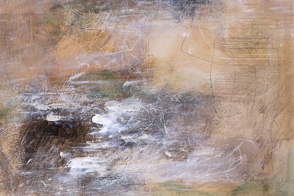 Earthy Whispers in Brushstrokes III art print by J:L Design for $57.95 CAD