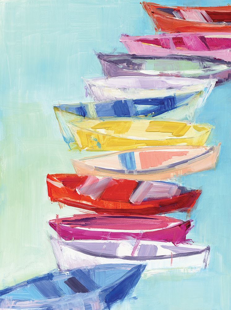 Floating Boats I art print by Susan Pepe for $57.95 CAD