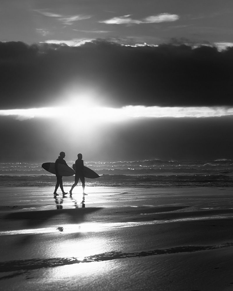 Lets Surf Until the Sun Goes Down art print by Martin Paul for $57.95 CAD