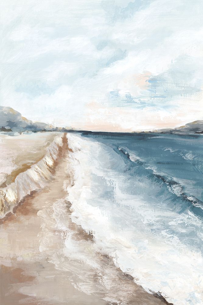 Walk on Beach II art print by Luna Mavis for $57.95 CAD