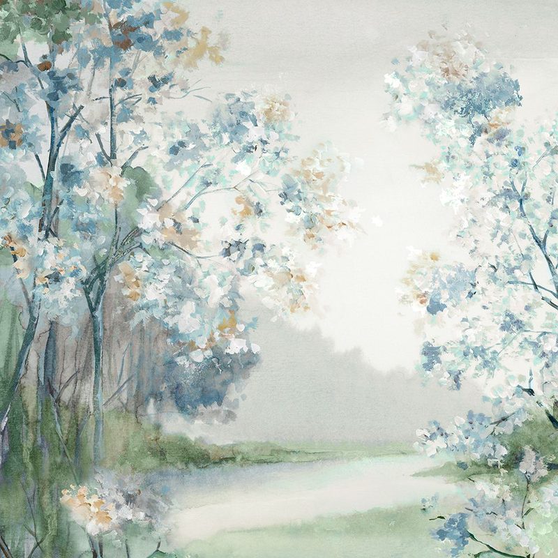 Lighten Blue Forest art print by Luna Mavis for $57.95 CAD