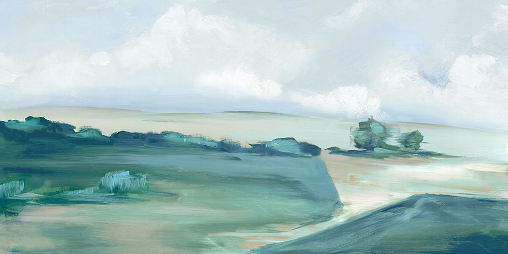 Calming Green art print by Luna Mavis for $57.95 CAD