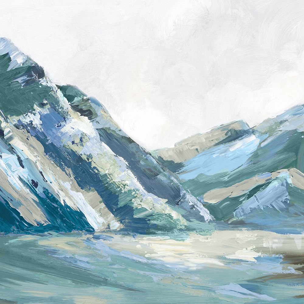 Blue Palette Mountains I art print by Luna Mavis for $57.95 CAD