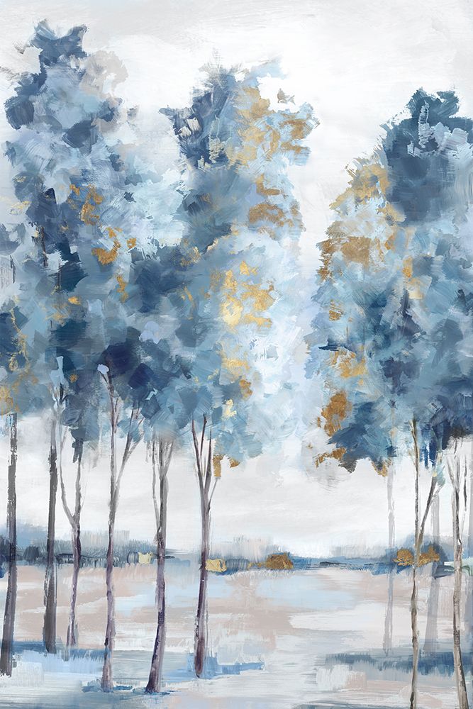 Navy Forest art print by Luna Mavis for $57.95 CAD
