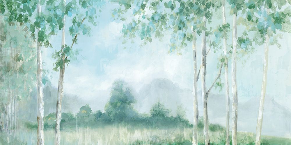 Silver Birch Lake art print by Luna Mavis for $57.95 CAD