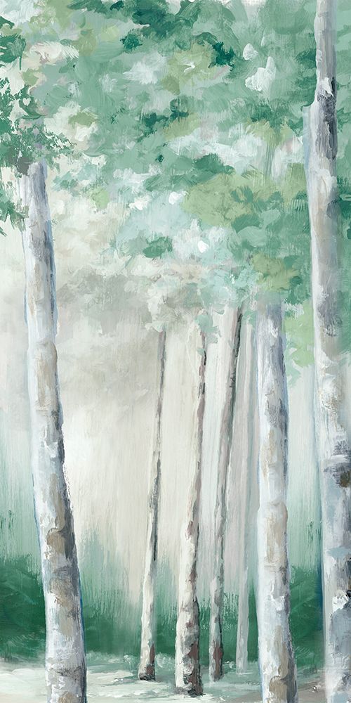 Tranquil Green Forest I art print by Luna Mavis for $57.95 CAD