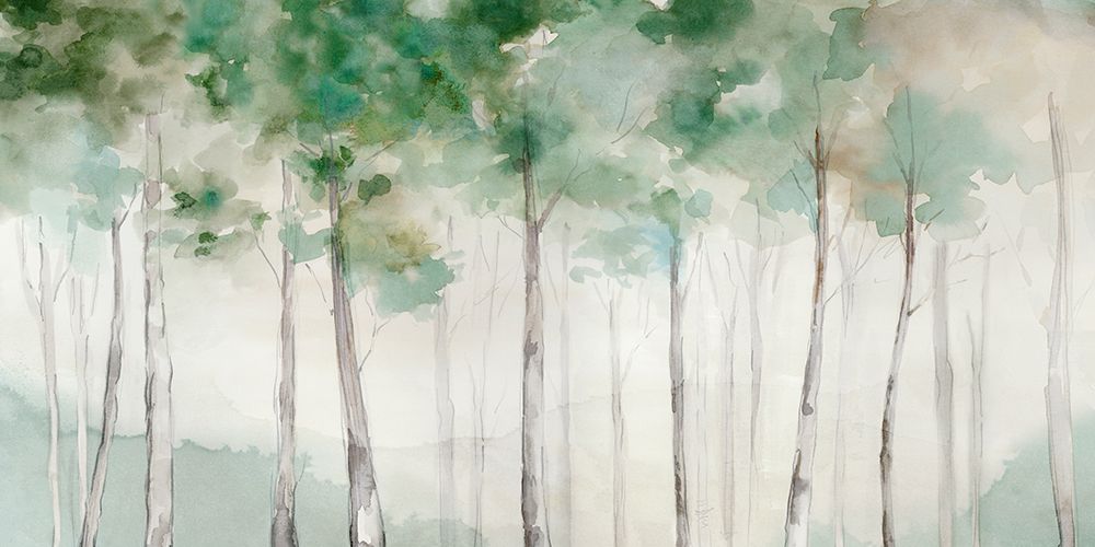 Majestic Green Forest art print by Luna Mavis for $57.95 CAD
