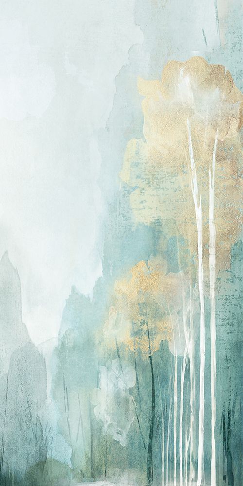 Soft Blue Forest I art print by Luna Mavis for $57.95 CAD