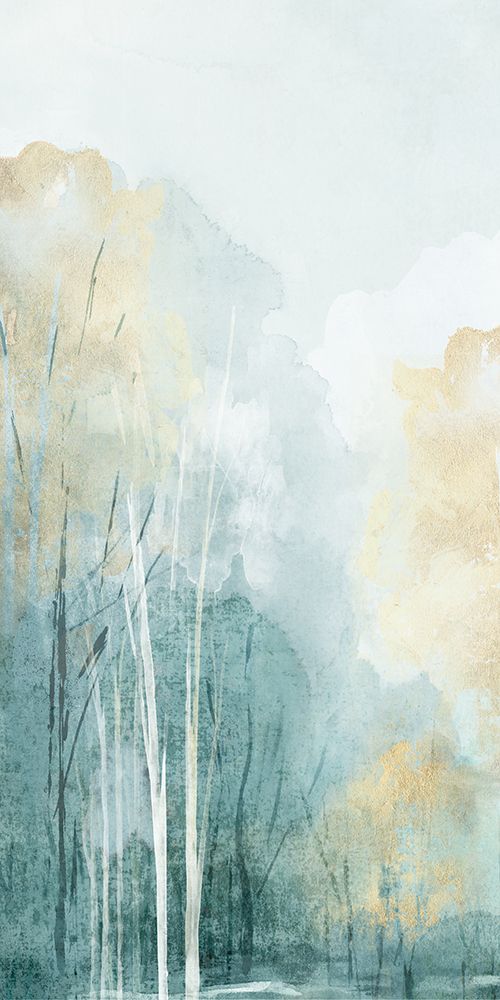 Soft Blue Forest II art print by Luna Mavis for $57.95 CAD