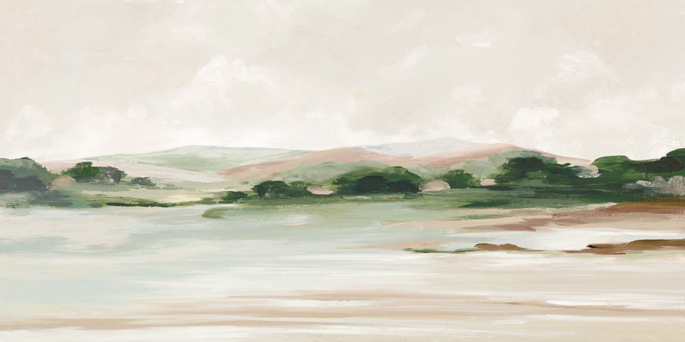 Peached Horizon art print by Luna Mavis for $57.95 CAD