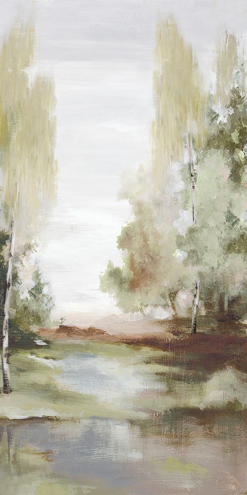 Birch Twilight I art print by Luna Mavis for $57.95 CAD