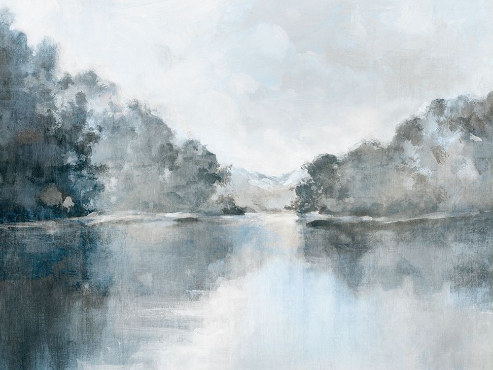 Whispers of the Blue Lake art print by Luna Mavis for $57.95 CAD