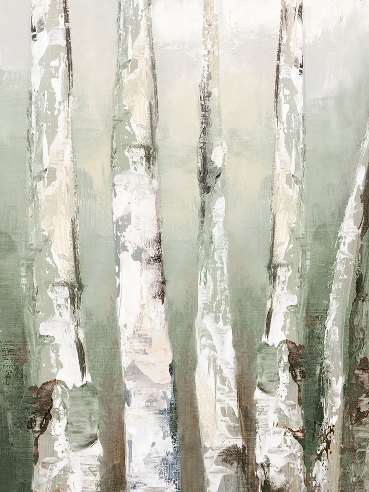 Birch Green Forest II art print by Luna Mavis for $57.95 CAD