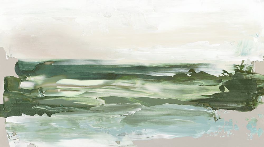 Quiet Hues of Green Serenity art print by Luna Mavis for $57.95 CAD