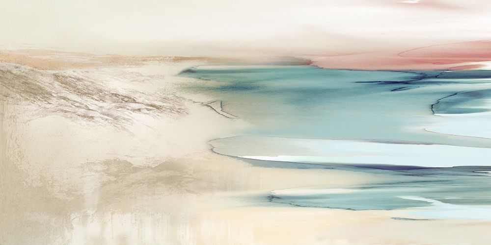 Coastal Calm of Soft Horizons art print by Luna Mavis for $57.95 CAD