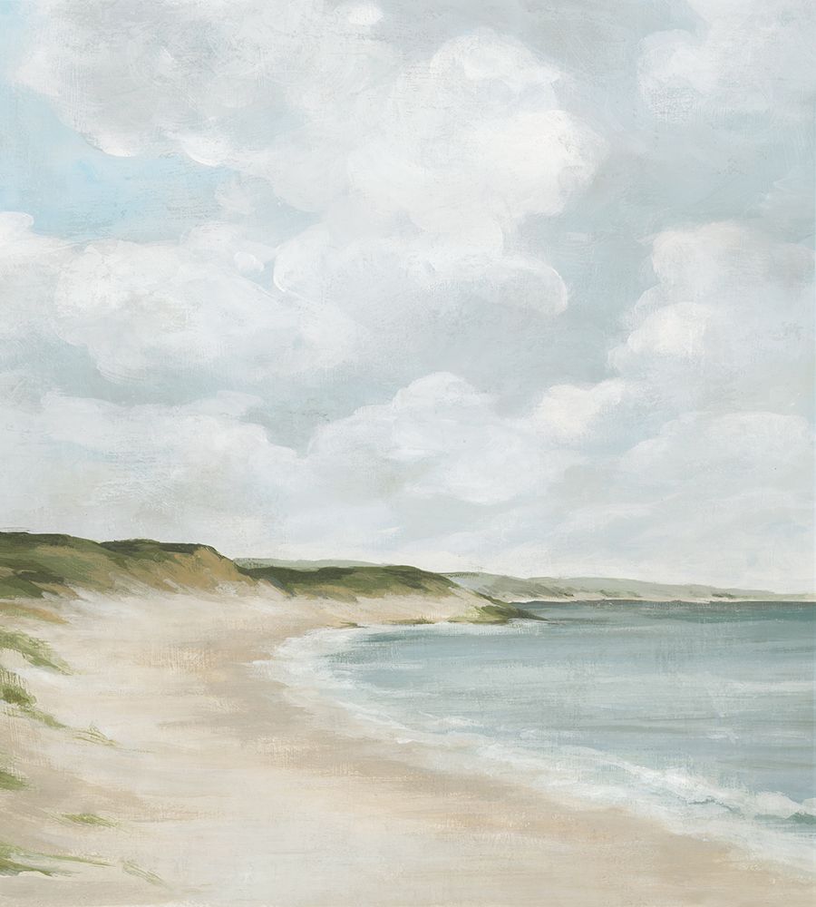 Clouds Over the Sandy Shore art print by Luna Mavis for $57.95 CAD