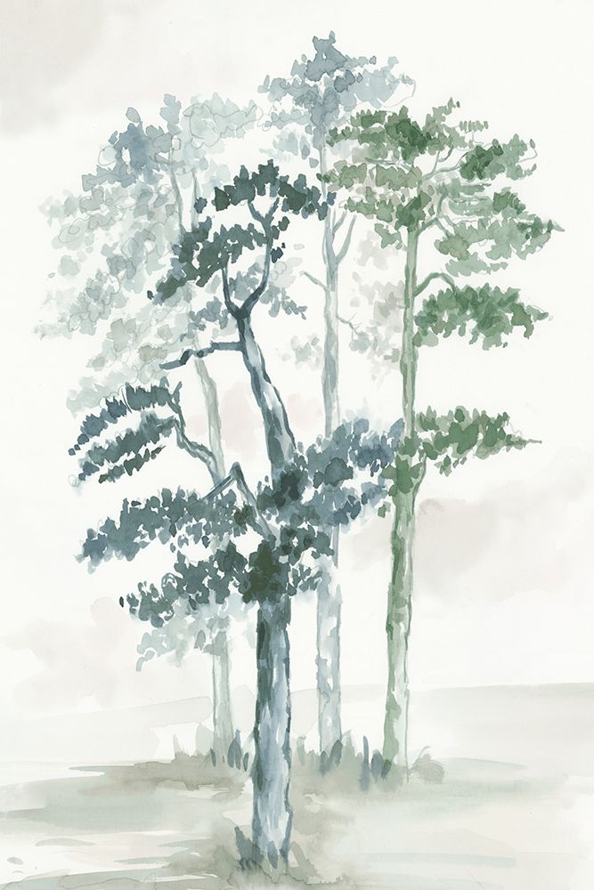 Misty Forest Serenity I art print by Luna Mavis for $57.95 CAD