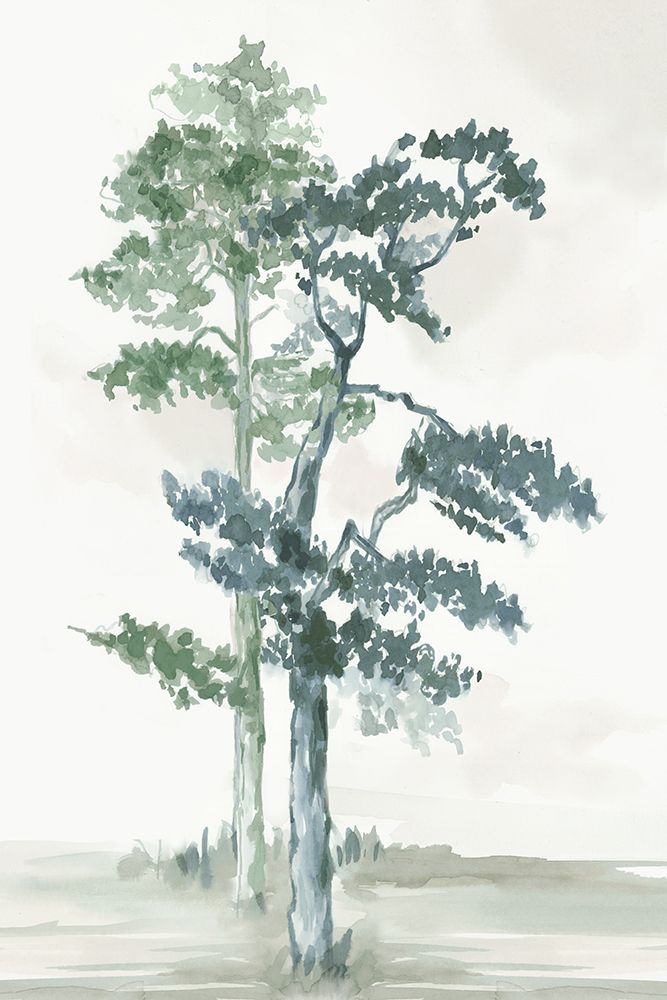 Misty Forest Serenity II art print by Luna Mavis for $57.95 CAD