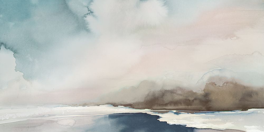 Whispering Skies Over Tranquil Waters art print by Luna Mavis for $57.95 CAD