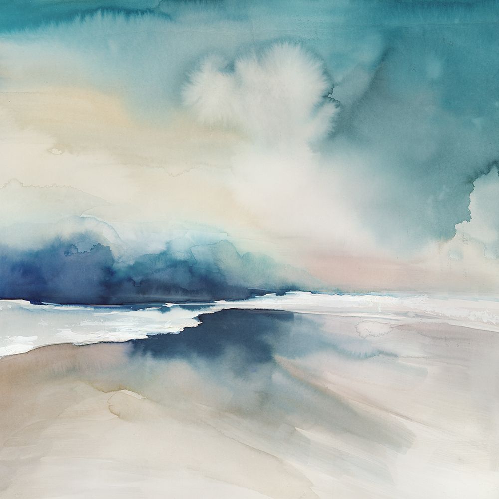 Tranquil Sea and Sky Reflections art print by Luna Mavis for $57.95 CAD