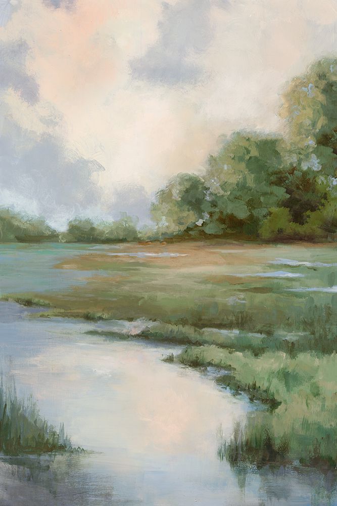 Tranquil Waters and Soft Skies art print by Luna Mavis for $57.95 CAD