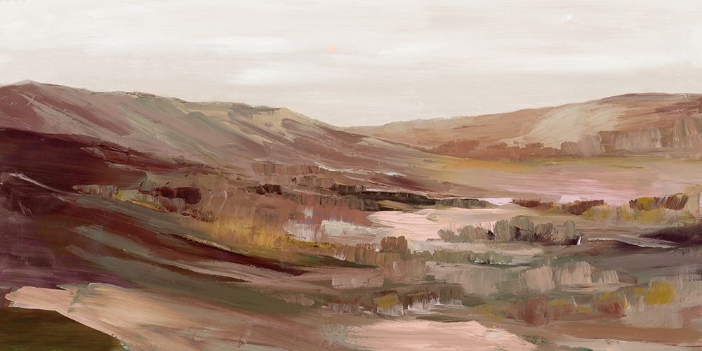 Rolling Hills of Earth Tones art print by Luna Mavis for $57.95 CAD