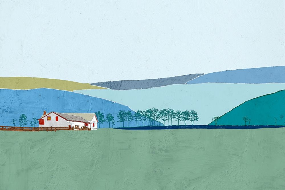 Behind the Hills art print by E.L. Cacho for $57.95 CAD