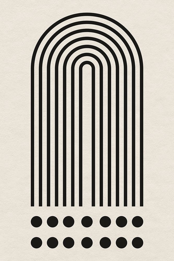 Geometric Minimalist II art print by Gary William for $57.95 CAD
