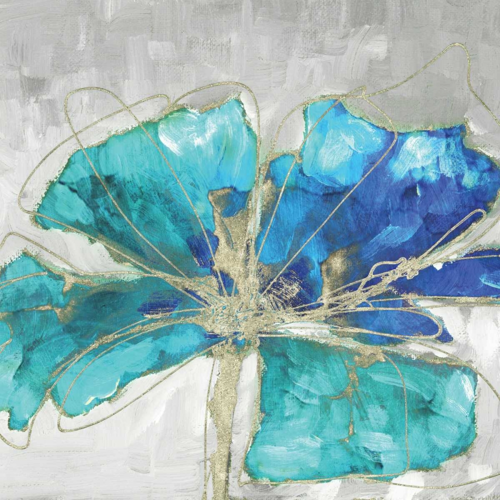 Blue Poppy II art print by Wendy Kroeker for $57.95 CAD