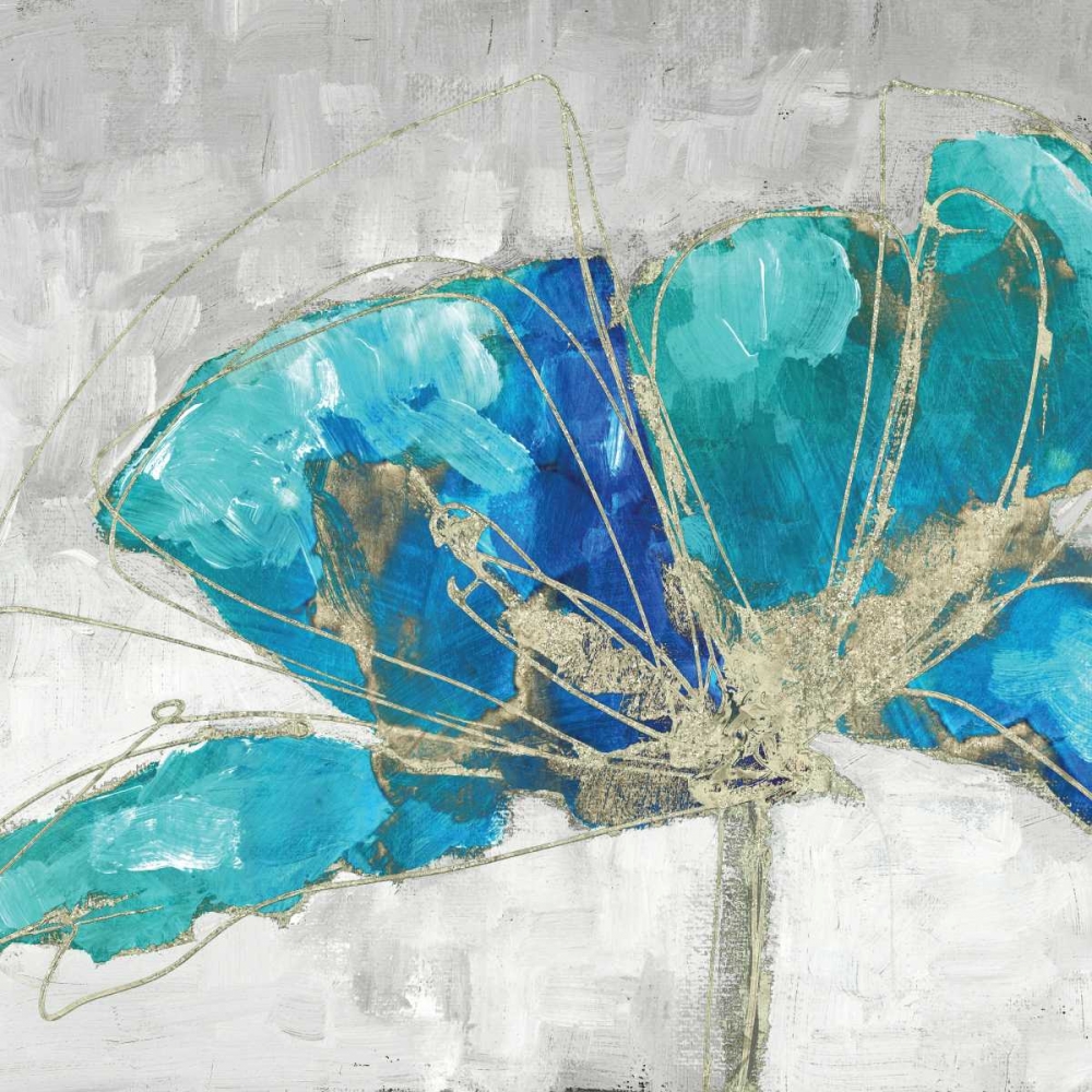 Blue Poppy III art print by Wendy Kroeker for $57.95 CAD
