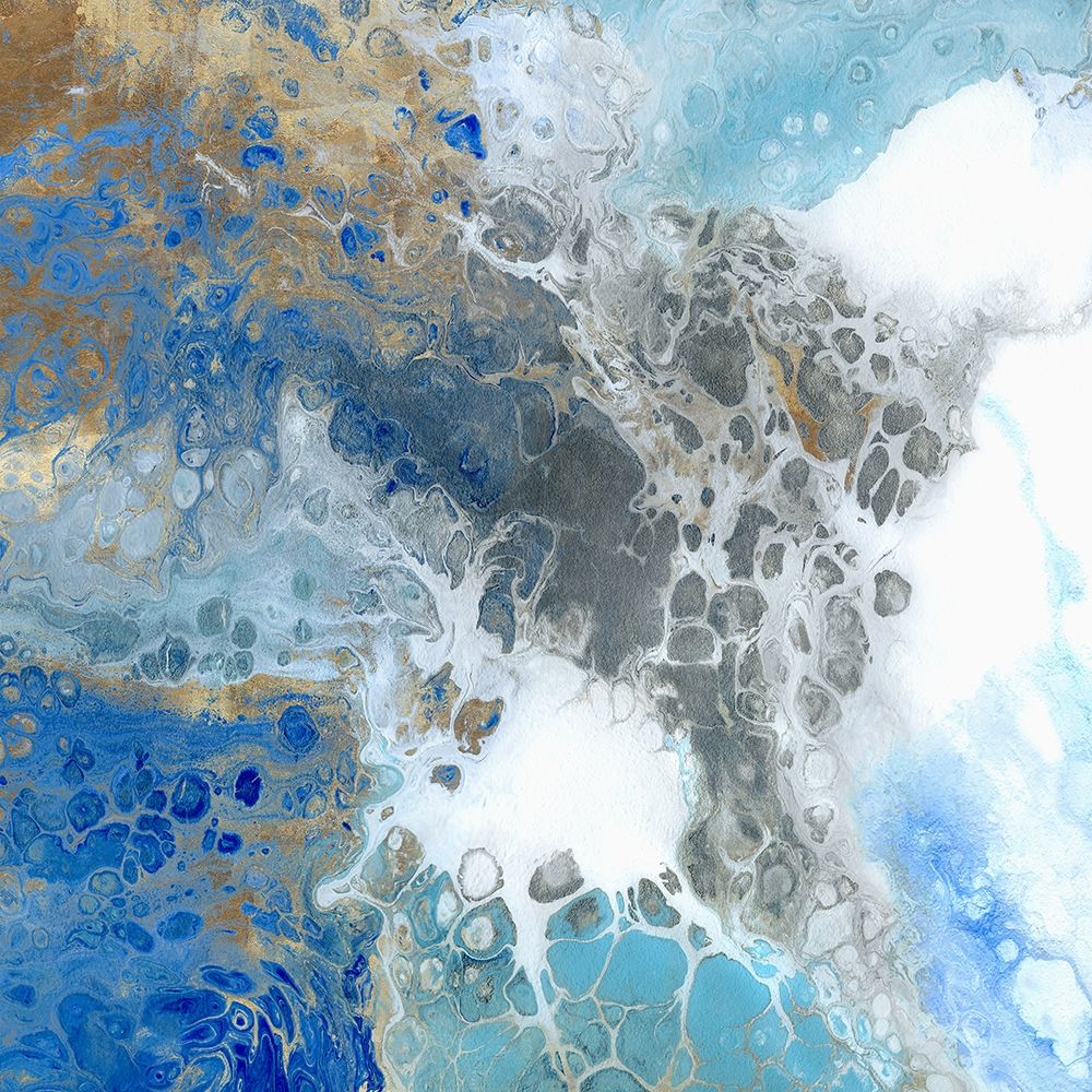 Blue Surf II art print by Wendy Kroeker for $57.95 CAD