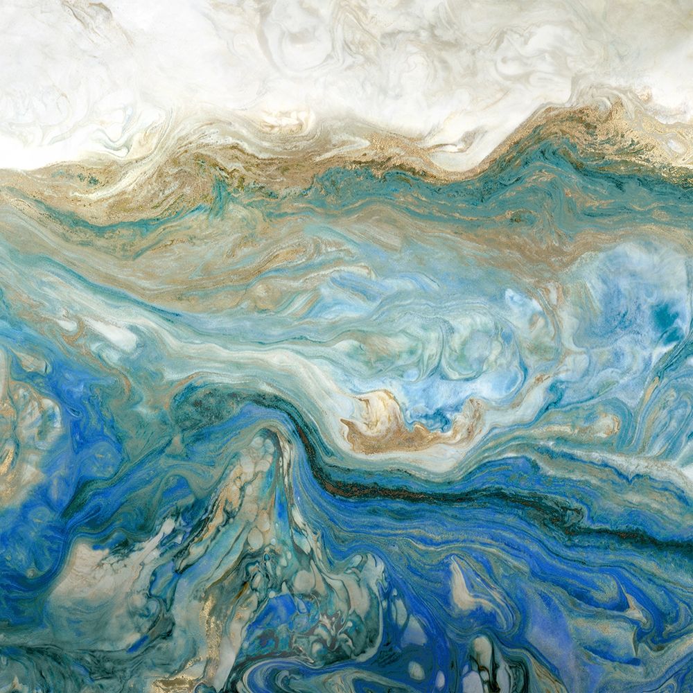Blue Paassage II art print by Wendy Kroeker for $57.95 CAD