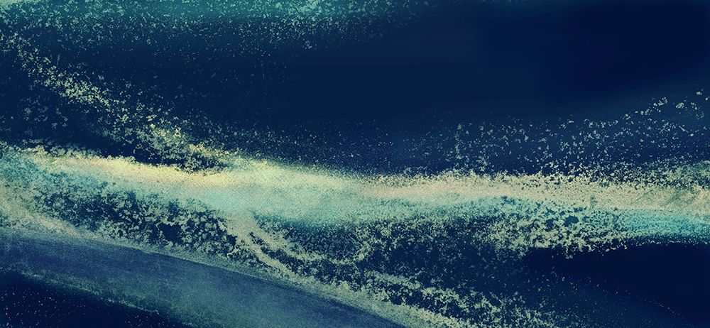 Gold Stream Ultramarine art print by Wendy Kroker for $57.95 CAD
