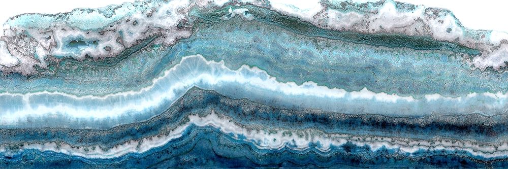 Lace Agate Light Blue I art print by Wendy Kroker for $57.95 CAD