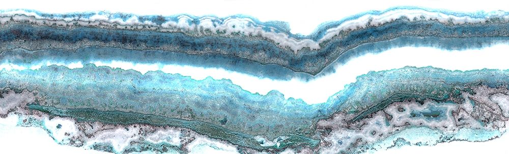Lace Agate Light Blue II art print by Wendy Kroker for $57.95 CAD