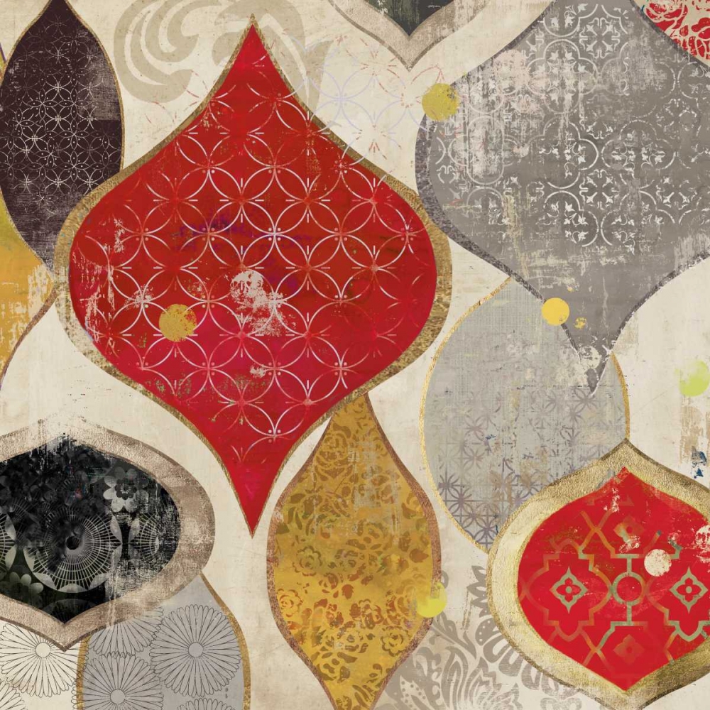 Red Motif I art print by Aimee Wilson for $57.95 CAD