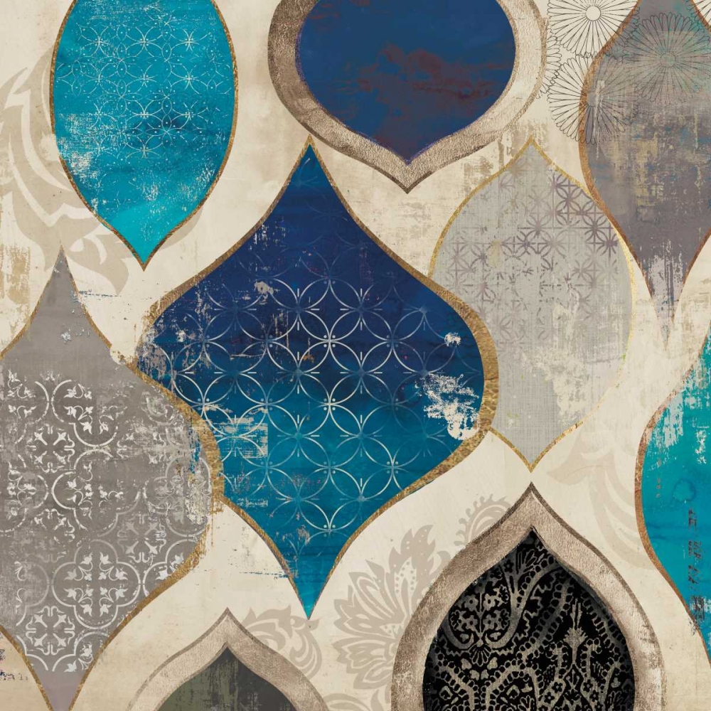 Blue Motif II art print by Aimee Wilson for $57.95 CAD