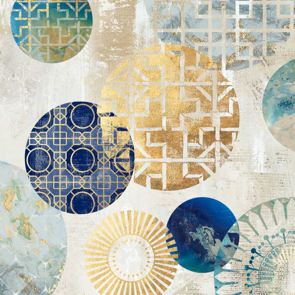 Gold Rings I art print by Aimee Wilson for $57.95 CAD