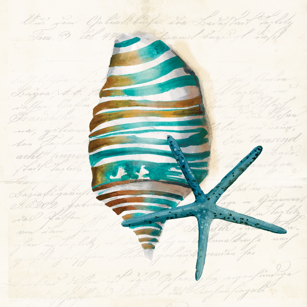 Blue Coral I art print by Aimee Wilson for $57.95 CAD