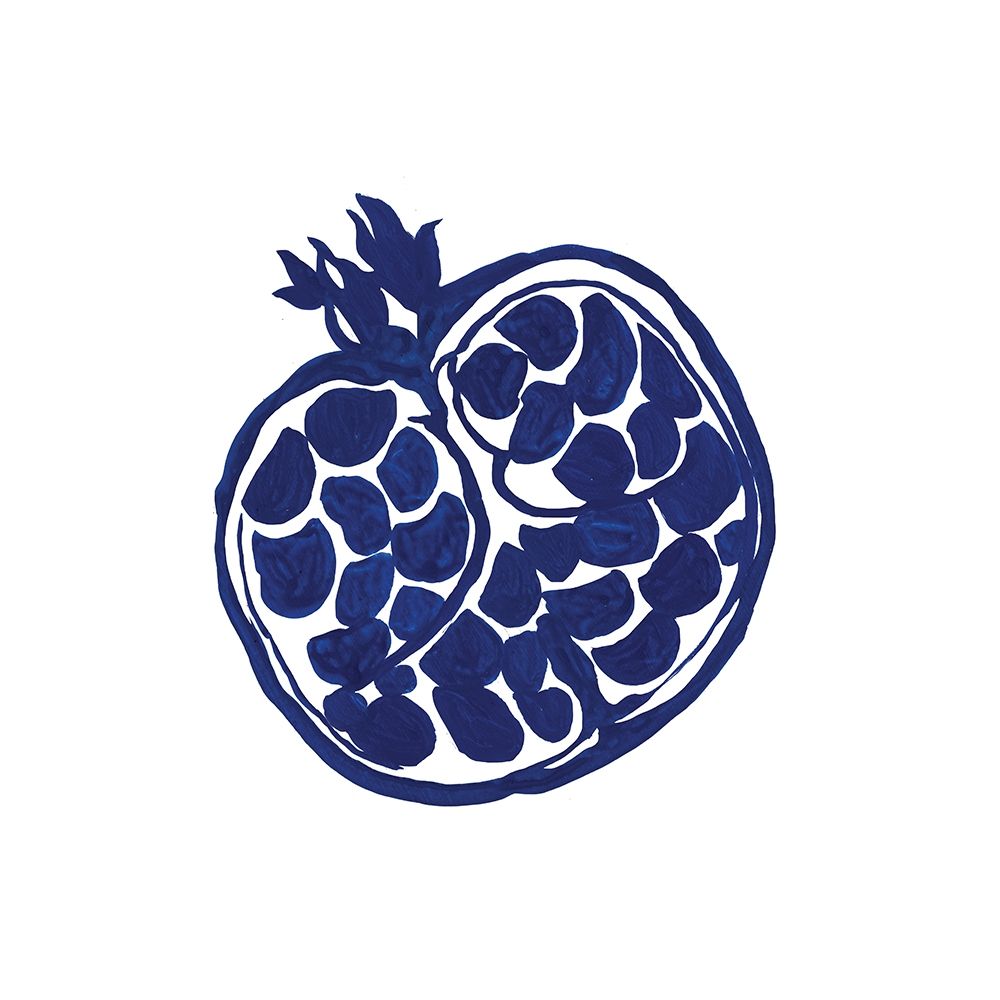 Indigo Pomegranate art print by Aimee Wilson for $57.95 CAD