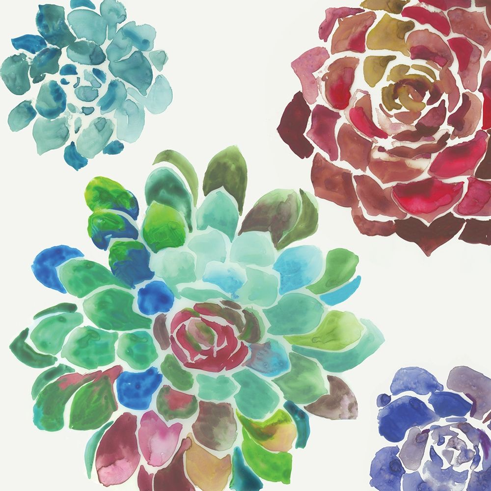 Water Succulents I art print by Aimee Wilson for $57.95 CAD