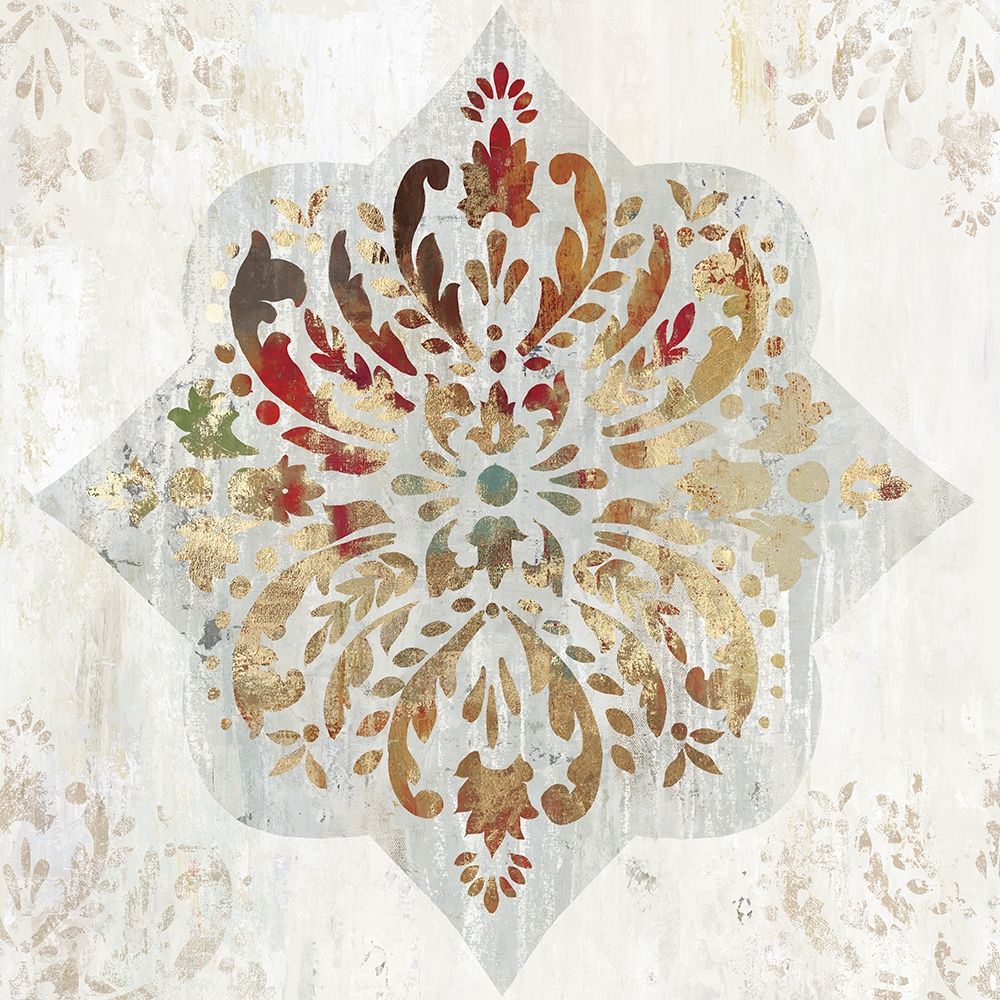 Red Medallion art print by Aimee Wilson for $57.95 CAD